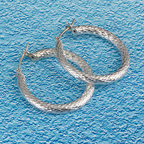 sterling silver small hoop earrings